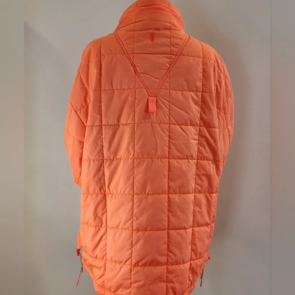 NWT || FREE PEOPLE MOVEMENT || x Primaloft Riley, pink/orange, pull over, sz S